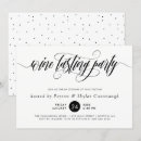 Buscar color de vino invitaciones Blanco y negro