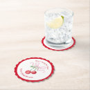 Buscar cherry posavasos Rojo