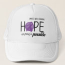 Buscar cinta púrpura gorras Conciencia