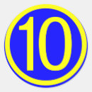 Buscar círculos amarillos postales Azul