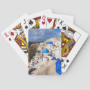 Buscar griego barajas de cartas Santorini