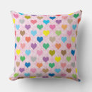 Buscar corazones coloridos cojines Para todos