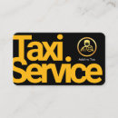 Buscar taxi amarillo tarjetas de visita Conductor