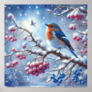 Buscar pájaros en invierno posters Naturaleza