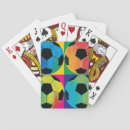 Buscar fútbol barajas de cartas Azul