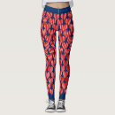 Buscar rayas rojas y blancas leggings Divertido