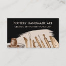 Buscar cerámica tarjetas de visita Artista