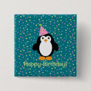 Buscar penguin chapas Cumpleaños