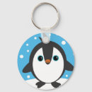 Buscar pingüino llaveros Azul