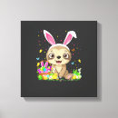 Buscar conejo de pascua lienzos Huevo