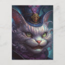 Buscar gato cheshire postales Gatito