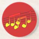 Buscar notas musicales posavasos Músicos