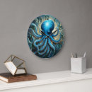 Buscar pulpo relojes de pared Acuático