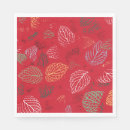Buscar rama de árbol servilletas Rojo