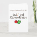 Buscar cocinero tarjetas Papá