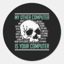 Buscar seguridad informática pegatinas Hacker informático