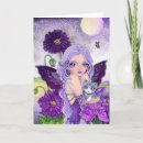 Buscar hada del gótico tarjetas Púrpura