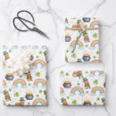 Buscar trebol papel de regalo General y unisex