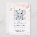 Buscar del elefante invitaciones de cumpleaños Lindo
