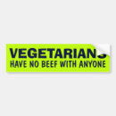 Buscar vegetariano pegatinas parachoque Vegano