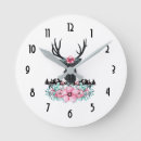 Buscar cazador relojes de pared Acuarela