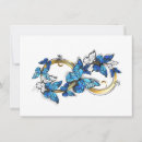 Buscar mariposas azules tarjetas Oro