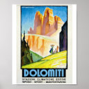 Buscar dolomiti arte Vintage