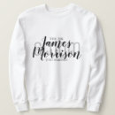 Buscar elegante hombre sudaderas Blanco y negro