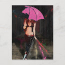 Buscar paraguas rojo postales Lluvia