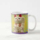 Buscar maneki neko tazas Gatos