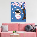 Buscar kimono lienzos Flores de cerezo