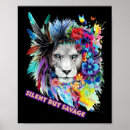 Buscar león rojo posters Blanco