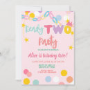 Buscar rayas coloridas invitaciones Para niños