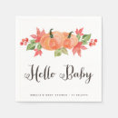 Buscar hojas de otoño servilletas Calabaza