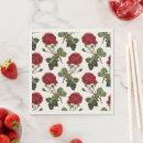 Buscar rosa rojo hermoso servilletas Rosas