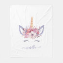 Buscar unicornio mantas cobertores Floral
