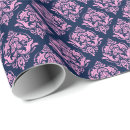 Buscar damasco azul papel de regalo Rosa