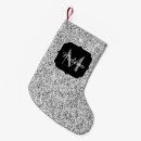 Buscar gris calcetines navideños Purpurina