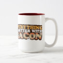 Buscar amo el tocino tazas Divertido