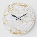 Buscar textura mármol de relojes de pared Oro