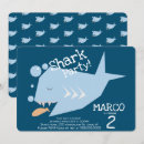 Buscar tiburón lindo invitaciones Tiburones