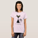 Buscar le chat noir camisetas Francés