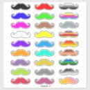 Buscar pelo facial pegatinas Bigote