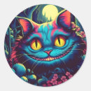 Buscar cheshire pegatinas Alice en wonderland