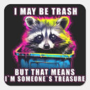 Buscar mapache pegatinas Basura