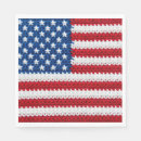Buscar rayas rojas y blancas servilletas Americana