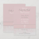 Buscar comunión 11x14 verticales invitaciones Rosa