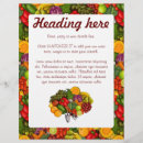 Buscar frutas flyers General y unisex