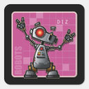 Buscar robot retro pegatinas Diversión
