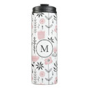 Buscar floral negro tazas Patrón